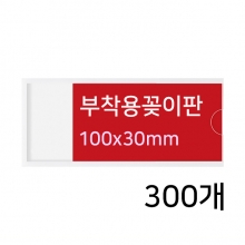 B100030BM - 부착용꽂이판(300개)(100x30mm)
