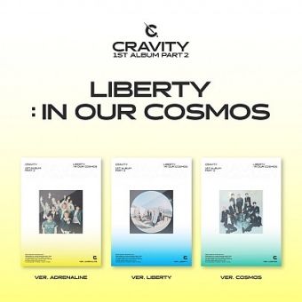 CRAVITY (크래비티) 1집 - Part.2 LIBERTY : IN OUR COSMOS [3종 중 랜덤 1종 발송]