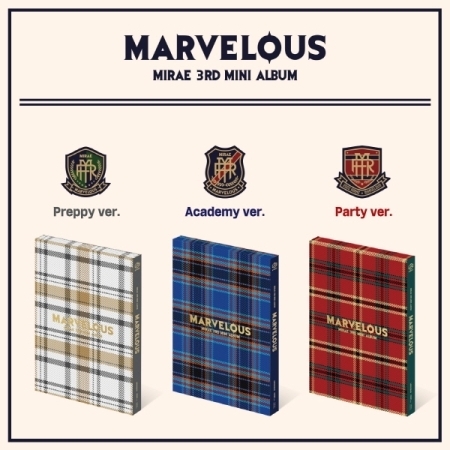 미래소년 (MIRAE) - 미니앨범 3집 : Marvelous [Preppy/Academy/Party ver.]