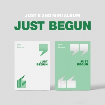 저스트비 (JUST B) - 미니앨범 2집 : JUST BEGUN [WHITE/GREEN ver. 중 랜덤발송]