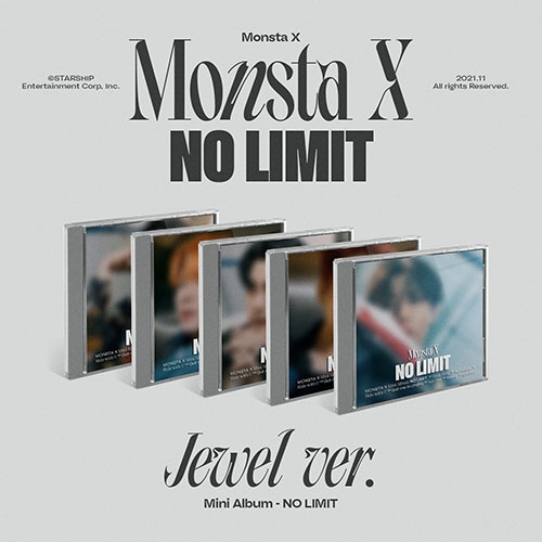몬스타엑스 (MONSTA X) - 미니앨범 10집 : NO LIMIT [Jewel ver.] [버전 5종 중 1종 랜덤 발송]