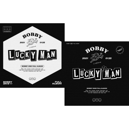바비 (BOBBY) - 2nd FULL ALBUM : LUCKY MAN [A/B ver. 중 랜덤 발송]